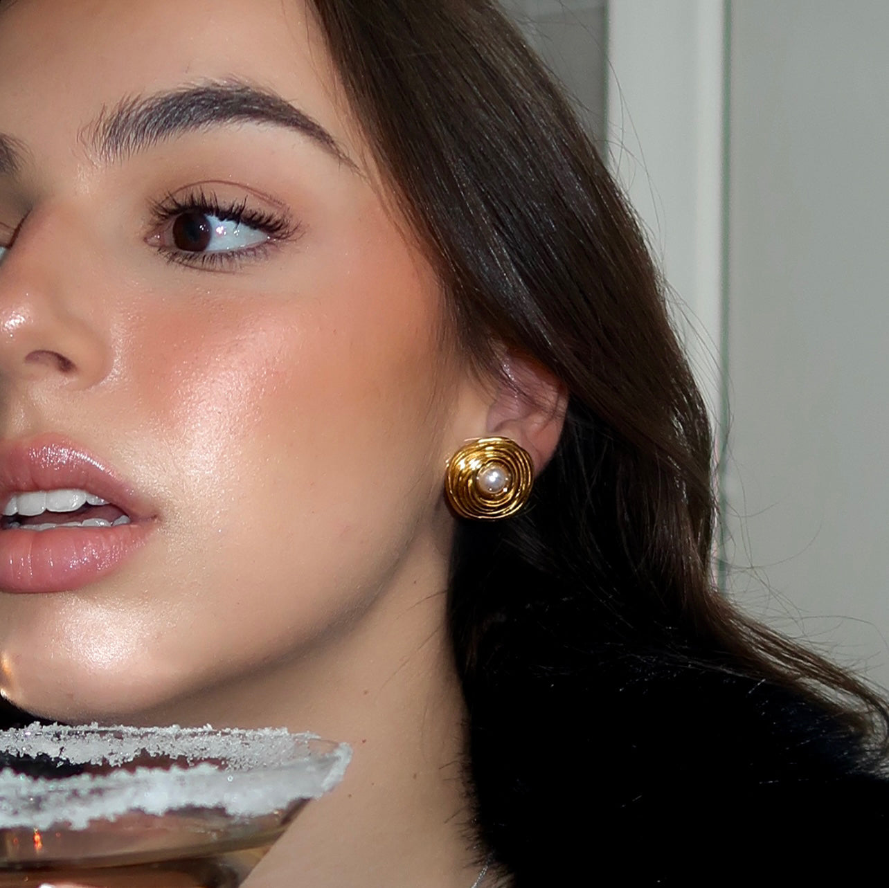 Saba Pearl Earrings