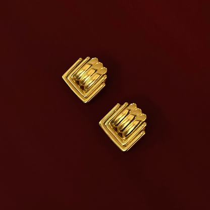 Cara Ribbed Earrings
